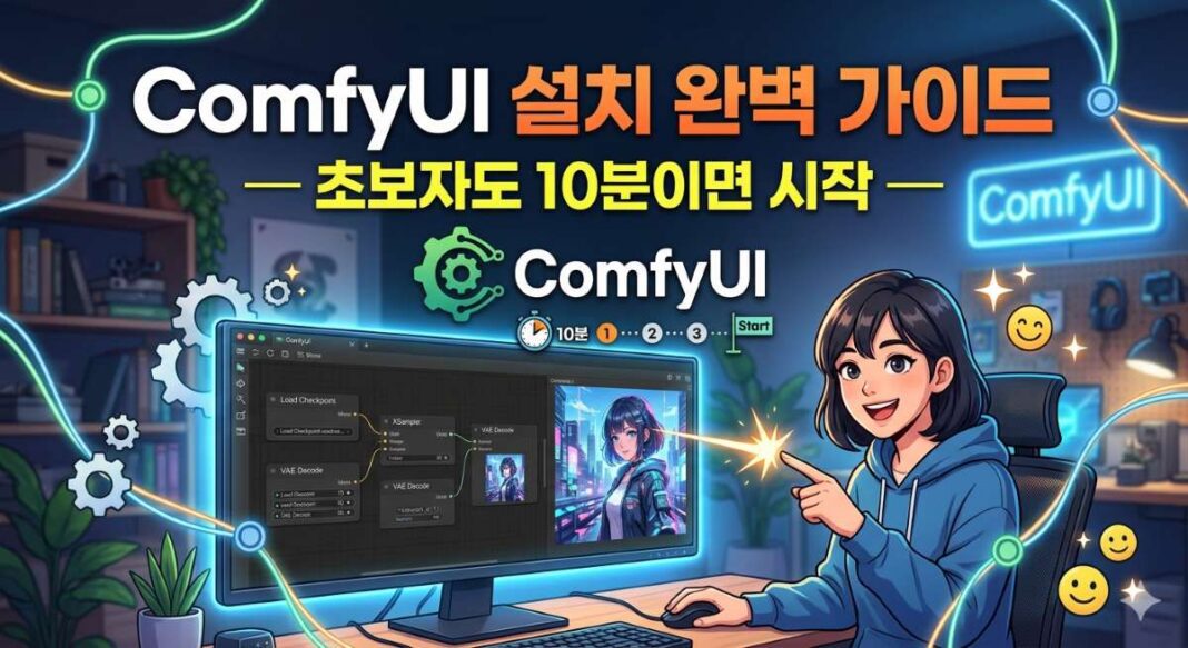 comfyui-install-guide-2026 ComfyUI 설치 및 사용법 완벽 가이드 2026