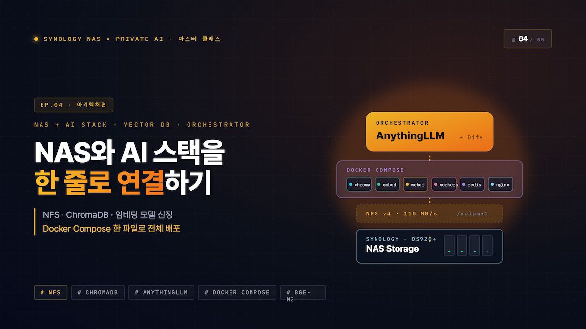 Docker Compose 기반 NFS 마운트 및 ChromaDB 배포 가이드