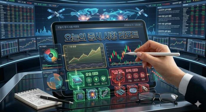 일일 시황 리포트 및 증시 분석 차트